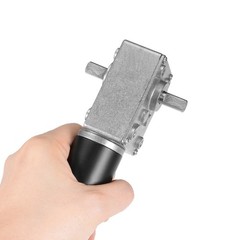 DC 12V 15RPM High Torque Worm Gear Motor Electric Power Speed Reduce W GearBox