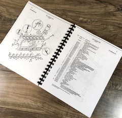Allis Chalmers 180 Tractor Service Manual Parts Operators Owners S/N 0-8001