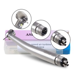 Dental Fiber Optic E-generator LED High Speed Handpiece Turbine 2/4Hole ASkeadnt