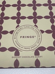 Spiral Notebook Chocolate Script Fringe Studio Journal 192 pg Dark Brown Leather
