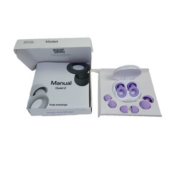 Loop Earplugs Quiet 2 – Noise Reduction 14db – Violet New Open Box