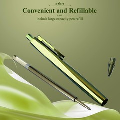 Gel Pen, Black Ink Pen Fine Point 0.5mm, Retractable Hi-Density Gel Ink Pen S…