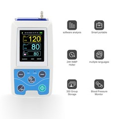 1X ABPM50 24 Hours Ambulatory Blood Pressure Patient Monitor NIBP Pr USB FDA NEW