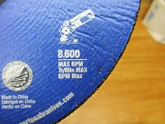 Norton 40099 (LOT OF 10) Grinding Wheel DC714GFC 7″ x 1/4″ x 7/8″ Gemini