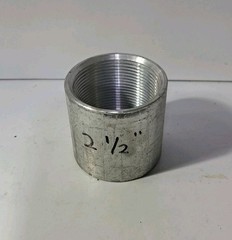 Threaded Conduit Pipe Couplings 2½” Threaded All The Way Through,New Open Box