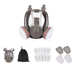 US Full Face Gas Mask Painting Spraying Respirator w/Filters for 6800 Facepiece