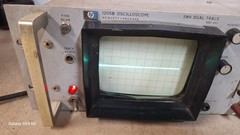 Hp Hewlett Packard 1205b oscilloscope dual trace 500khz 5 mv Powers Up Untested