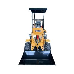 Agrotk KRW23 Wheel Loader 0.8 Ton Mini Skid Steer 23 HP RATO Gas Engine Compact