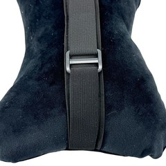 Secretlab Plush Head Pillow Gaming Chair Headrest Black with Purple Logo NEW