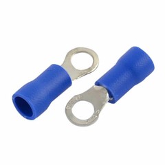 35pcs FX 2-4S 16-14 AWG Gauge Pre-insulated Ring Terminals Connector Blue✦KD