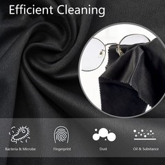 Extra Large Glasses Cleaning Cloths(12″x 12″) for Eyeglasses,Sensitive…