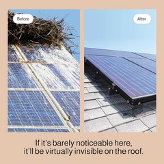 6″ x 50 ft Solar Panel Bird Squirrel Netting Metal PVC Coated Galvanized Steel M