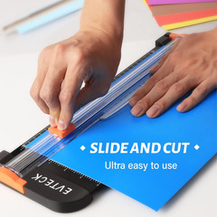 Paper Cutter Trimmer 12in A4 A5 Photos Craft Tool Safe Portable Non-Slip DIY Plu