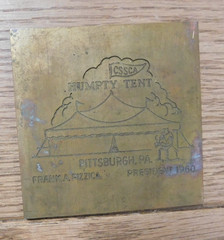 VTG. Large Size (4.00.in.x 4.00.in.) Phillips 66 Brass Printing Block. Gas & Oil