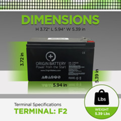 APC RBC17 Battery, 12V 9AH SLA AGM High-Rate Discharge