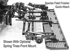 Spartan Baseball Infield Drag Direct Mount Quick Attach Infield Finisher SF88QA