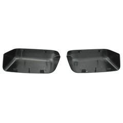2 Piece Mirror Cap Set Black Smooth Clip-in Paint to Match Ford F150 2015-2017