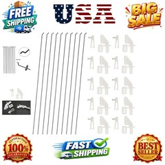 10 PCS 0.047×10.24″ Steel Pushrods And 10 PCS Nylon 0.79×0.43″ Lock on Contro…