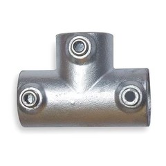 Structural Pipe Fitting, Tee, Cast Iron, 1 In Pipe Size, 50000 Lb Tensile
