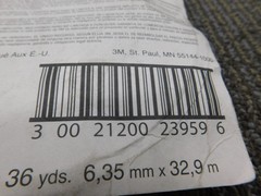 New 3M Low Static Polyimide Tape 5419 1/2″ X 36 Yards 2.7 Mil