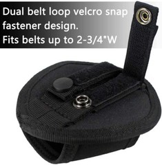 Molle Handcuff Case Holder Pouch Nylon Open Top Fits Chain/Hinged Police Cuff US