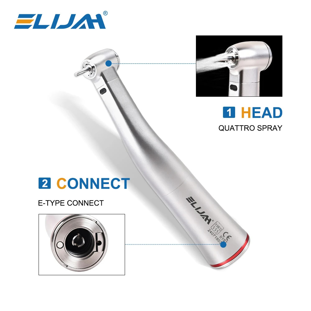 Dental Electric Brushless Micro Motor w/Water Tank/1:5/1:1 LED Optic Handpiece