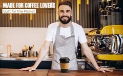Disposable Coffee Cup Sleeves – Kraft Paper Insulated Hot Cup Holders for