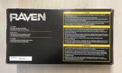 SAS Safety 66518 Raven Nitrile 6 Mil Large Disposable Gloves, Black – 100 Count