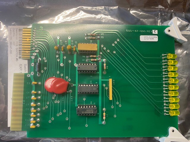 MRC Materials Research CORP. SWITCH #3 PCB, P/N 880–47-000