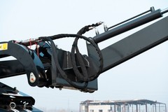TYPHON Single Arm Backhoe Attachment for Mini Skid Steer STOMP X1300 & STOMP 509