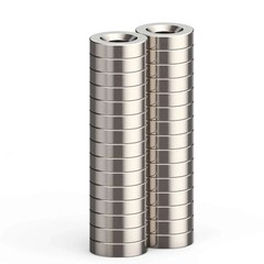 10/20/50X Strong Countersunk Ring Magnets 25 x 5mm Hole 5mm Rare Earth Neodymium