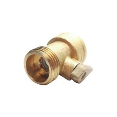 Lot of 2 Dixon 500GHV Brass Ball Valve, 3/4in Male GHT, 3/4in Female GHT, 100PSI