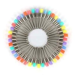 Dental Prophy Polishing Brush Nylon Latch Flat Prophylaxis Polisher Brushes