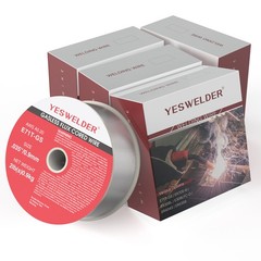 Flux Core Gasless MIG Wire E71T-GS, .035″ Diameter, 4 Spools (2LB Each)