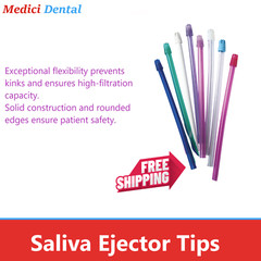 100-1000/Box Dental Saliva Ejectors Suction Ejector Blue Or White, US Manufactur