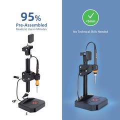 90W Digital Heat Set Insert Press Vertical Tool for 3D Printing PLA ABS M2-M8