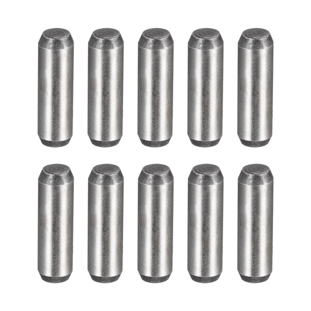 3/16-Inch x 5/8-Inch Dowel Pins Heat Treated Alloy Steel Bright Finish 10pcs