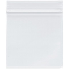 Plymor 4″ x 4″, 2 Mil Zipper Reclosable Plastic Bags