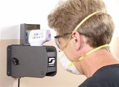 DB62110-Foot Activated Screening Thermometer-DYNABRADE INC, (FDA, CE Approved)
