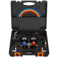 Elitech DMG-1 Digital Pressure Gauge Dual-table Valve High Accuracy HVAC