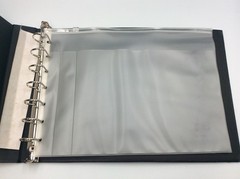 Blue Summit Supplies Executive 7-Ring Check Binder, 500 Checks, 9 x 13″ Sheets