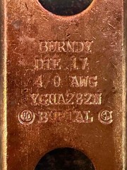 NEW 10 Pack Burndy YGHA282N 279040 HYLUG Heavy Duty Copper Ground Terminal