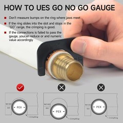 Angle Head F1807 PEX Pipe Crimping Tool for Copper Rings