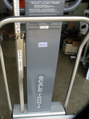 SCALE TRONIX 6702 MEDICAL WHEELCHAIR PLATFORM SCALE W/ HEIGHT MEASUREMENT BAR