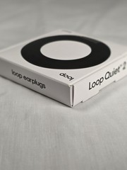 Loop Quiet 2 Black Reusable Earplugs Used w/ Case Box XS S M L Ear Tips