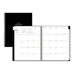 Blue Sky 8.5″x11″ 2026-2027 Weekly/Monthly Planner BS Black PP Double Horizontal