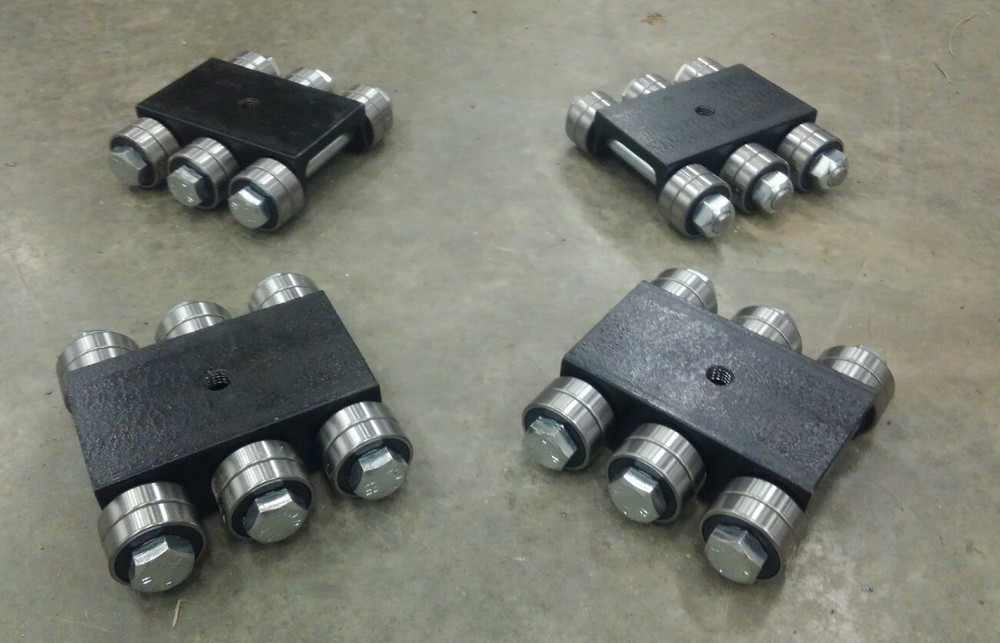 MADE IN USA 30,000lb rigger set, Machine skate set, Dolly set, Mover