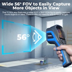 256X192 Infrared Thermal Imager Thermal Camera IR Resolution 10800P LCD Screen