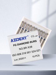100Pcs Dental Surgical Diamond Burs Ball Round For High Speed Handpiece FG 1.6mm