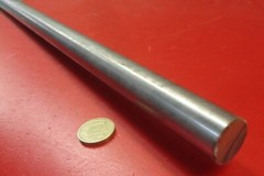 303 Stainless Steel Rod Round Bar, 1.00″ Diameter x 5 Foot Length